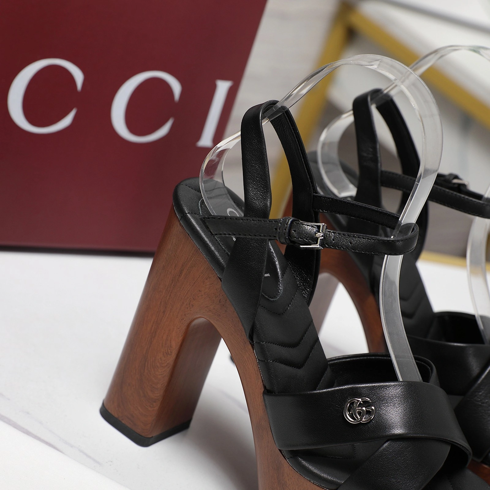 COCO-- 6u33i 835313 BKO00 1000 sheepskin cowhide Heel height：12.5cm item:E-X362I1038